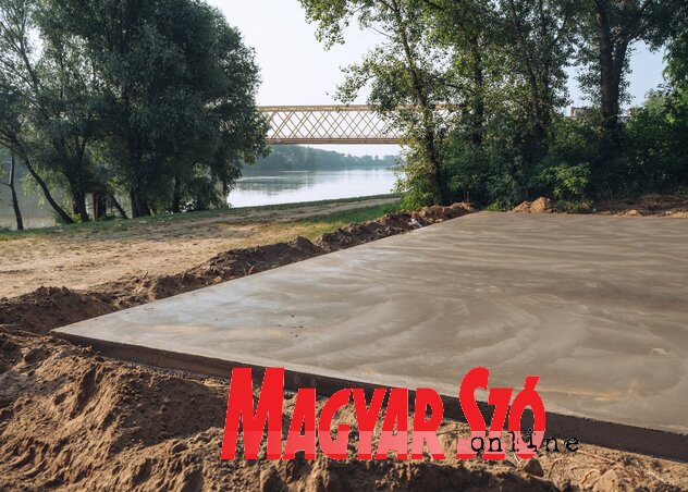 Az előkészületek már megkezdődtek (Fotó: Herédi Krisztián)