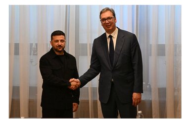 Szerbia részt vállalna néhány ukrajnai település újjáépítésében (Fotó: Beta/AP)