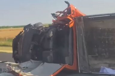 A balesetben négy személy sérült meg, egyikük súlyosan (Fotó: Screenshot/Instagram/192_rs)