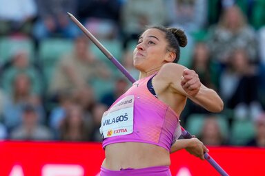 Világos Adriana a rabati állomáshoz hasonlóan Oslóban is második lett (Fotó: Beta/AP)