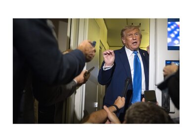 Trump azt is elmondta, hogy egyelőre nem látta jelét annak, hogy Észak-Korea vagy Oroszország segíteni próbálna Iránnak (Fotó: Beta/AP)