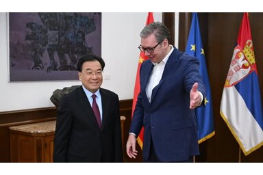 A gazdasági együttműködés képezte az államfő és a kínai tisztségviselő közötti tárgyalások fő témáját (Fotó: Instagram/buducnostsrbijeav)