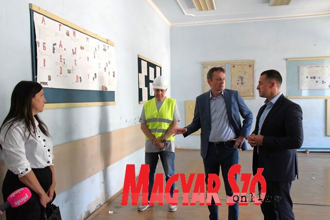Az iskola tornatermében a padló és a sporteszközök cseréje várható (Fotó: Paraczky László)