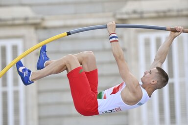 Böndör Márton 25 centit javított egyéni legjobbján (Fotó: MTI)