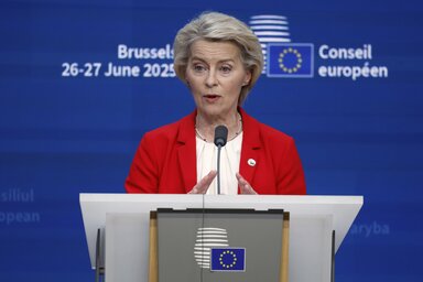 Ursula von der Leyen (Fotó: Beta/AP)
