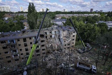 Oroszország összesen 537 légi fegyvert vetett be (Fotó: Beta/AP)