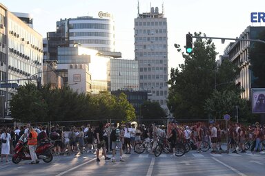 Az ügyészség szerint a rendőrségnek joga van intézkedni a törvénysértő magatartással szemben (Fotó: Beta)