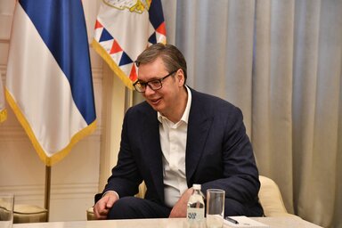 Az államfő szerint a rendőrség végig kézben tartotta a helyzetet a mai blokádok során (Fotó: Beta)