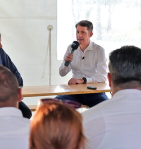 Ovog puta, publika je imala mogućnost upoznati ne samo političara, već i čoveka u privatnom životu (fotografija Arpada Gergelja)
