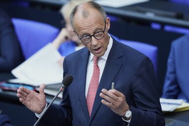 A kancellár hozzátette, hogy Brüsszel és Washington között intenzív tárgyalások folynak (Fotó: Beta/AP)