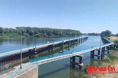 A hajózsilip legfeljebb 1000 tonna teherbírású hajók számára alkalmas (Fotó: Kancsár Izabella)