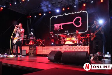 Az idei Nyárhangoló Fesztivál egyik sztárvendége a Magna Cum Laude volt (Gál Hermina felvétele)