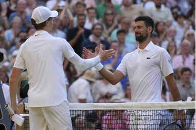 Novak Đoković számára Wimbledonban is az elődöntő jelentette a végállomást (Fotó: Beta/AP)