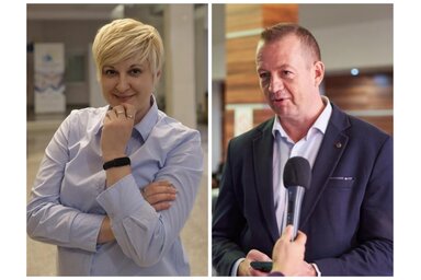 Szedlár Ágnes (Fotó: Szedlár Ágnes archívuma) és Kókai Roland (Fotó: Darko Milosavljević)