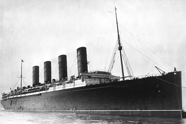 Az RMS Lusitania brit óceánjáró hajó / wikipedia.org