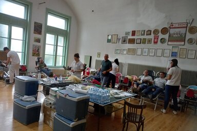 Óbecsén 115-en adtak vért (Fotó: Vöröskereszt óbecsei szervezete)