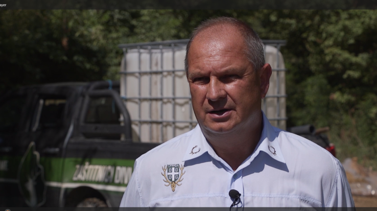 Branislav Stankov (Fotó: Vajdaság Erdői Közvállalat/Screenshot)