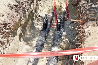 A hővezeték felújítását az idén befejezik (Gergely Árpád felvétel)