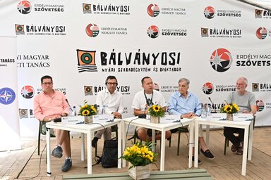 Vincze Loránt, Paul Videsott, Szilágyi Zsolt, Csóti György és Kántor Zoltán (Ótos András felvétele)