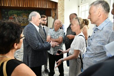Milan Krkobabić Negotinban (Fotó: Beta)