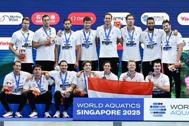 A világbajnok Horvátország és az olimpiai bajnok Szerbia legyőzése után az Európa-bajnok Spanyolország kifogott a magyarokon (Fotó: MTI)