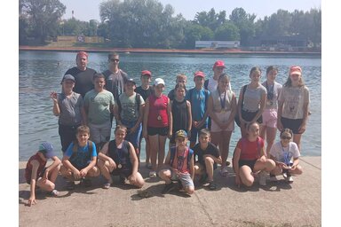 A tiszavirágos különítmény a nyílt vajdasági bajnokságon/facebook.com/tiszaviragkajakklub