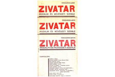 A folyóirat példányai ma már igazi sajtótörténeti ritkaságok