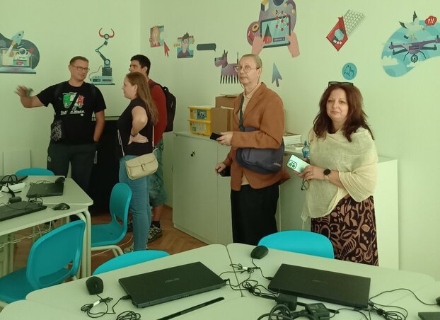 Okostanteremben (Stanyó Tóth Gizella felvétele)