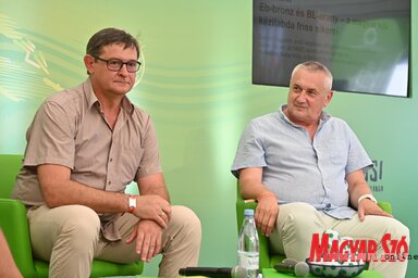Golovin Vlagyimir (balról) és Juhász István (Ótos András felvétele)