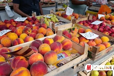 Az őszibarack kilogrammonkénti árát a gyümölcs mérete is befolyásolja (Fotó: Vidács Hajnalka)