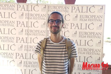 Plankos Mihály a palicsi filmfesztiválon (Fotó: Lukács Melinda)