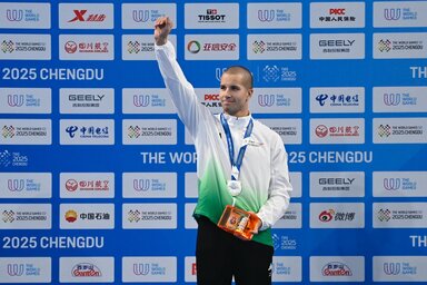 Szabó Szebasztián két érmet szerzett a Világjátékokon (Fotó: acebook.com/nvesz)