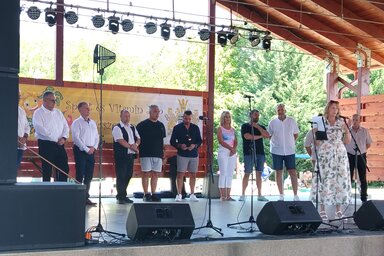 A sport- és vitaminnap ünnepélyes megnyitója (Tóth Péter felvétele)