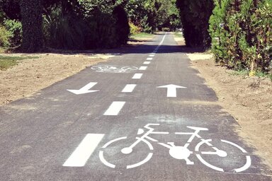 Végéhez közeledik az új kerékpárút kiépítése Cservenkán (Fotó: Paraczky László)