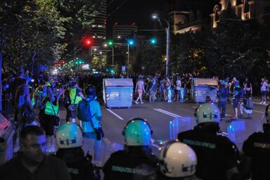 A polgárok Szabadkán is tiltakoznak (Fotó: Beta/Illusztráció)