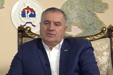 A bosznia szövetségi ügyészség korábban Dodik és Nenad Stevandić boszniai szerb házelnök mellett Višković ellen is nyomozást indított (Fotó: Printscreen/Youtube/Elta HD)