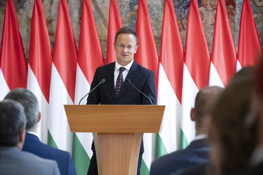Andrij Szibiha a Barátság kőolajvezetéket ért ukrán támadást követően arra szólította fel a magyar felet, hogy ne Kijevbe, hanem Moszkvába küldje a panaszait (Fotó: MTI)