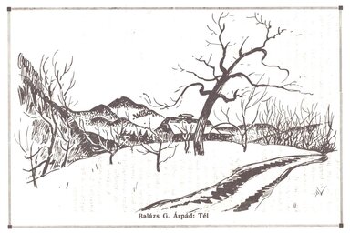 Balázs G. Árpád illusztrációja (Zivatar, 1932. december, 4.szám)