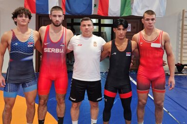 Pék Zalán, Branko Đukić, Đorđe Miolski, Berkec Dejan és Vámos Antal (balról jobbra) (Fotó: RSS)