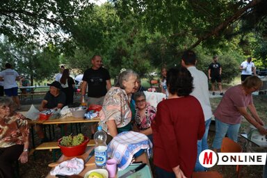 A szombati babgulyásfőzés kiváló hangulatban telt el (Fotó: Vidács Hajnalka)