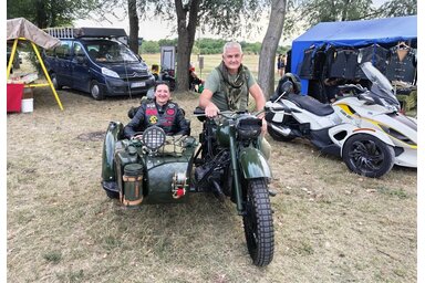 A találkozón különleges motorokat is felvonultattak (Tóth Péter felvétele)