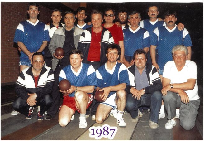 A kupadöntős csapat 1987-ben