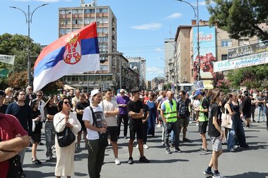 Az ország több városában is megemlékeztek a tíz hónappal ezelőtt történt tragédiára (Fotó: Beta)
