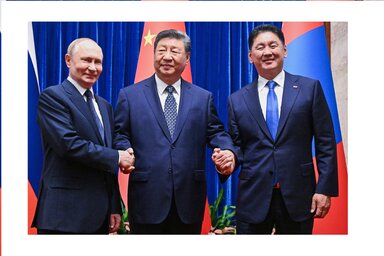 A kínai elnök szerint a kínai-orosz-mongol együttműködés középtávú ütemterve zökkenőmentesen halad (Fotó: Beta/AP)