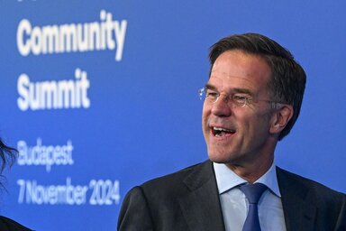 Rutte kijelentette: Ukrajna biztonságának alapját saját fegyveres erői jelenti, amelyeket a NATO már aktívan támogat (Fotó: MTI)
