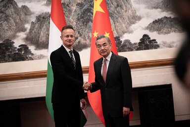 A tárcavezető jelezte: a magyar-kínai együttműködés a rekordok időszakát éli (MTI)