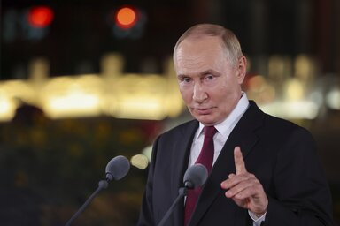 Putyin ismételten kétségbe vonta, hogy az ukrán alkotmány szerint Volodimir Zelenszkij legitim államfő-e (Fotó: Beta/AP)