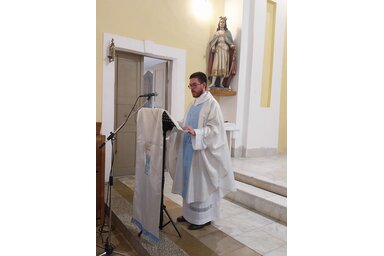 Ft. Horvát Ákos, a kegyhely igazgatója (Fotó: Doroszló-Szentkút)