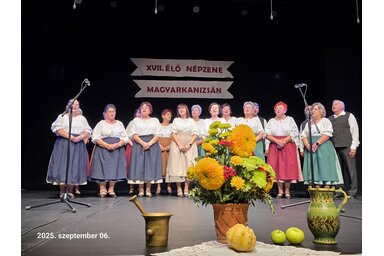 A magyarkanizsai fellépők (Puskás Károly felvétele)