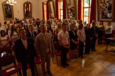 Fogadalmat tettek az elsőéves hallgatók (Fotó: Kőműves Zoltán)